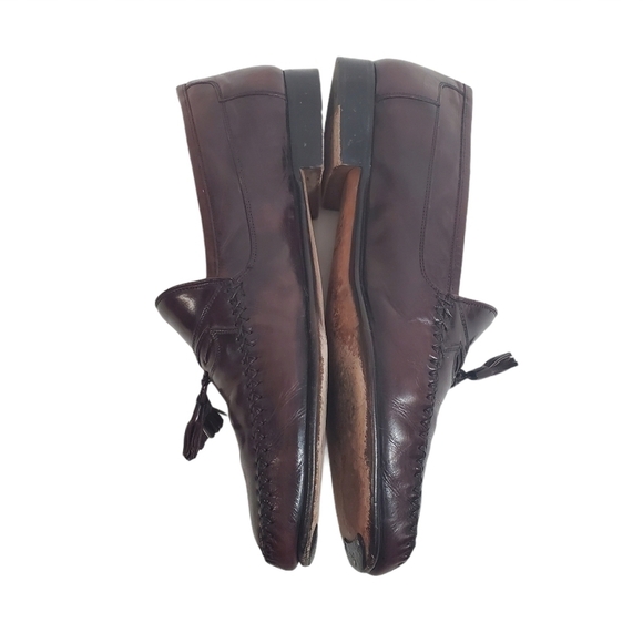 Johnston & Murphy Tassel Brown Leather Loafers